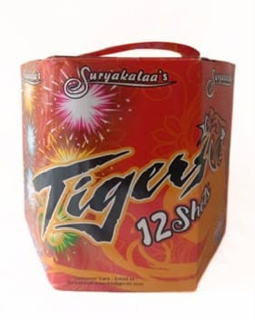 Suryakalaa Tiger — 12 Shots - Aerial Shots - Phoenix Crackers
